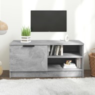 vidaXL TV stolík betónový sivý 80x35x36,5 cm spracované drevo - cena, srovnání