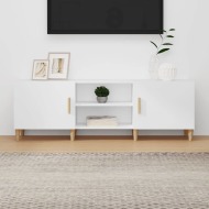 vidaXL TV stolík biely 150x30x50 cm spracované drevo - cena, srovnání