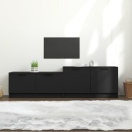 vidaXL TV stolík čierny 158,5x36x45 cm spracované drevo - cena, srovnání