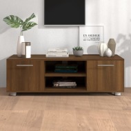 vidaXL TV stolík hnedý dub 110x40x35 cm spracované drevo - cena, srovnání