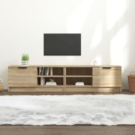 vidaXL TV stolíky 2 ks dub sonoma 80x35x36,5 cm spracované drevo - cena, srovnání