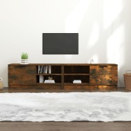 vidaXL TV stolíky 2 ks dymový dub 80x35x36,5 cm spracované drevo - cena, srovnání