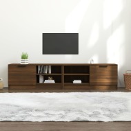 vidaXL TV stolíky 2 ks hnedý dub 80x35x36,5 cm spracované drevo - cena, srovnání