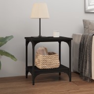 vidaXL Bočný stolík čierny 40x30x42 cm spracované drevo - cena, srovnání