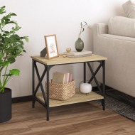 vidaXL Bočný stolík dub sonoma 55x38x45 cm spracované drevo - cena, srovnání