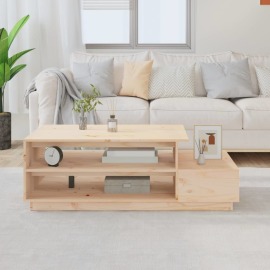 vidaXL Konferenčný stolík 120x50x40,5 cm borovicový masív