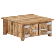 vidaXL Konferenčný stolík 67x67x30 cm masívne mangovníkové drevo - cena, srovnání