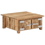 vidaXL Konferenčný stolík 67x67x30 cm masívne mangovníkové drevo - cena, srovnání