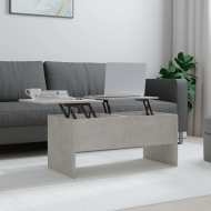 vidaXL Konferenčný stolík betónový 102x50,5x46,5 cm spracované drevo - cena, srovnání