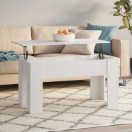 vidaXL Konferenčný stolík biely 101x49x52 cm spracované drevo - cena, srovnání