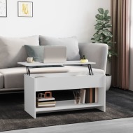 vidaXL Konferenčný stolík biely 102x50x52,5 cm spracované drevo - cena, srovnání