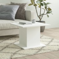 vidaXL Konferenčný stolík biely 55,5x55x40 cm drevotrieska - cena, srovnání