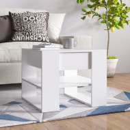 vidaXL Konferenčný stolík biely 55,5x55x45 cm spracované drevo - cena, srovnání