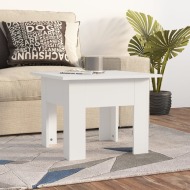 vidaXL Konferenčný stolík biely 55x55x42 cm drevotrieska - cena, srovnání