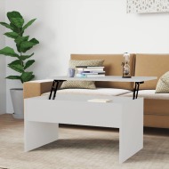 vidaXL Konferenčný stolík biely 80x50,5x41,5 cm spracované drevo - cena, srovnání