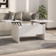 vidaXL Konferenčný stolík biely 80x50x42,5 cm spracované drevo - cena, srovnání