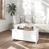 vidaXL Konferenčný stolík biely 90x50x41,5 cm drevotrieska - cena, srovnání
