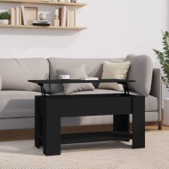 vidaXL Konferenčný stolík čierny 101x49x52 cm spracované drevo - cena, srovnání