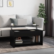 vidaXL Konferenčný stolík čierny 102x50x52,5 cm spracované drevo - cena, srovnání