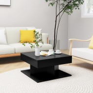 vidaXL Konferenčný stolík čierny 57x57x30 cm drevotrieska - cena, srovnání