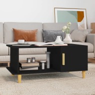vidaXL Konferenčný stolík čierny 90x50x40 cm spracované drevo - cena, srovnání