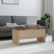 vidaXL Konferenčný stolík dub sonoma 102x50,5x46,5 cm spracované drevo - cena, srovnání