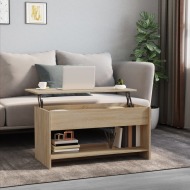 vidaXL Konferenčný stolík dub sonoma 102x50x52,5 cm spracované drevo - cena, srovnání