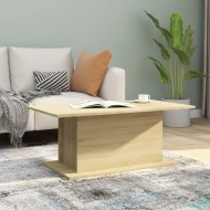 vidaXL Konferenčný stolík dub sonoma 102x55,5x40 cm drevotrieska - cena, srovnání