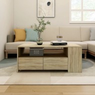 vidaXL Konferenčný stolík dub sonoma 102x55x42 cm spracované drevo - cena, srovnání