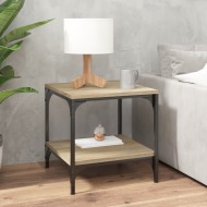 vidaXL Konferenčný stolík dub sonoma 50x50x40 cm spracované drevo - cena, srovnání