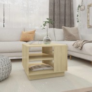 vidaXL Konferenčný stolík dub sonoma 55x55x43 cm drevotrieska - cena, srovnání