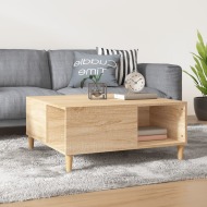 vidaXL Konferenčný stolík dub sonoma 80x80x36,5 cm spracované drevo - cena, srovnání