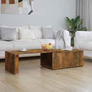 vidaXL Konferenčný stolík dymový dub 150x50x35 cm spracované drevo - cena, srovnání