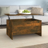 vidaXL Konferenčný stolík dymový dub 80x55,5x41,5 cm spracované drevo - cena, srovnání