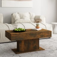 vidaXL Konferenčný stolík dymový dub 96x50x45 cm spracované drevo - cena, srovnání