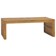 vidaXL Konferenčný stolík, erózny tíkový masív 110x35x38 cm - cena, srovnání