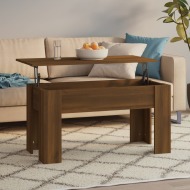vidaXL Konferenčný stolík hnedý dub 101x49x52 cm spracované drevo - cena, srovnání