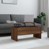 vidaXL Konferenčný stolík hnedý dub 102x50,5x46,5 cm spracované drevo - cena, srovnání