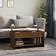 vidaXL Konferenčný stolík hnedý dub 102x50x52,5 cm spracované drevo - cena, srovnání
