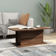 vidaXL Konferenčný stolík hnedý dub 102x55,5x40 cm drevotrieska - cena, srovnání