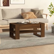 vidaXL Konferenčný stolík hnedý dub 102x55x45 cm spracované drevo - cena, srovnání