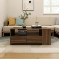 vidaXL Konferenčný stolík hnedý dub 105x55x32 cm spracované drevo - cena, srovnání