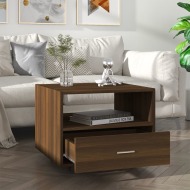 vidaXL Konferenčný stolík hnedý dub 55x55x40 cm spracované drevo - cena, srovnání