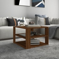vidaXL Konferenčný stolík hnedý dub 60x60x40 cm spracované drevo - cena, srovnání