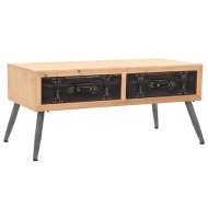 vidaXL Konferenčný stolík masívne jedľové drevo 115x55x50 cm - cena, srovnání