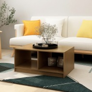 vidaXL Konferenčný stolík medovo-hnedý 75x50x33,5 cm borovicový masív - cena, srovnání
