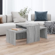 vidaXL Konferenčný stolík sivý dub sonoma 100x48x40cm spracované drevo - cena, srovnání