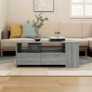 vidaXL Konferenčný stolík sivý dub sonoma 102x55x42cm spracované drevo - cena, srovnání