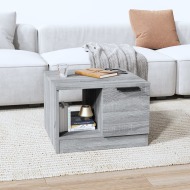 vidaXL Konferenčný stolík sivý dub sonoma 50x50x36 cm spracované drevo - cena, srovnání