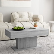 vidaXL Konferenčný stolík sivý dub sonoma 96x50x45 cm spracované drevo - cena, srovnání